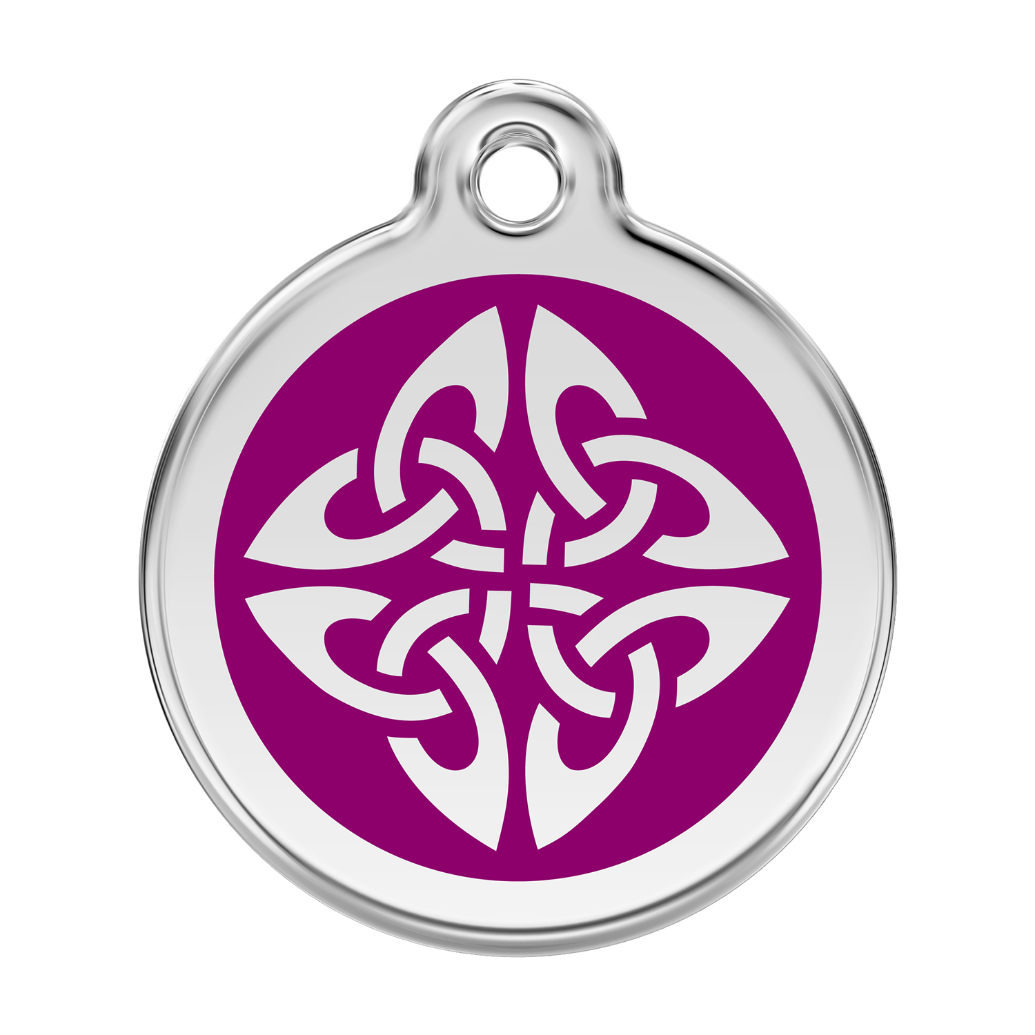 Red Dingo Stainless Steel & Enamel Tribal Arrows Dog ID Tag