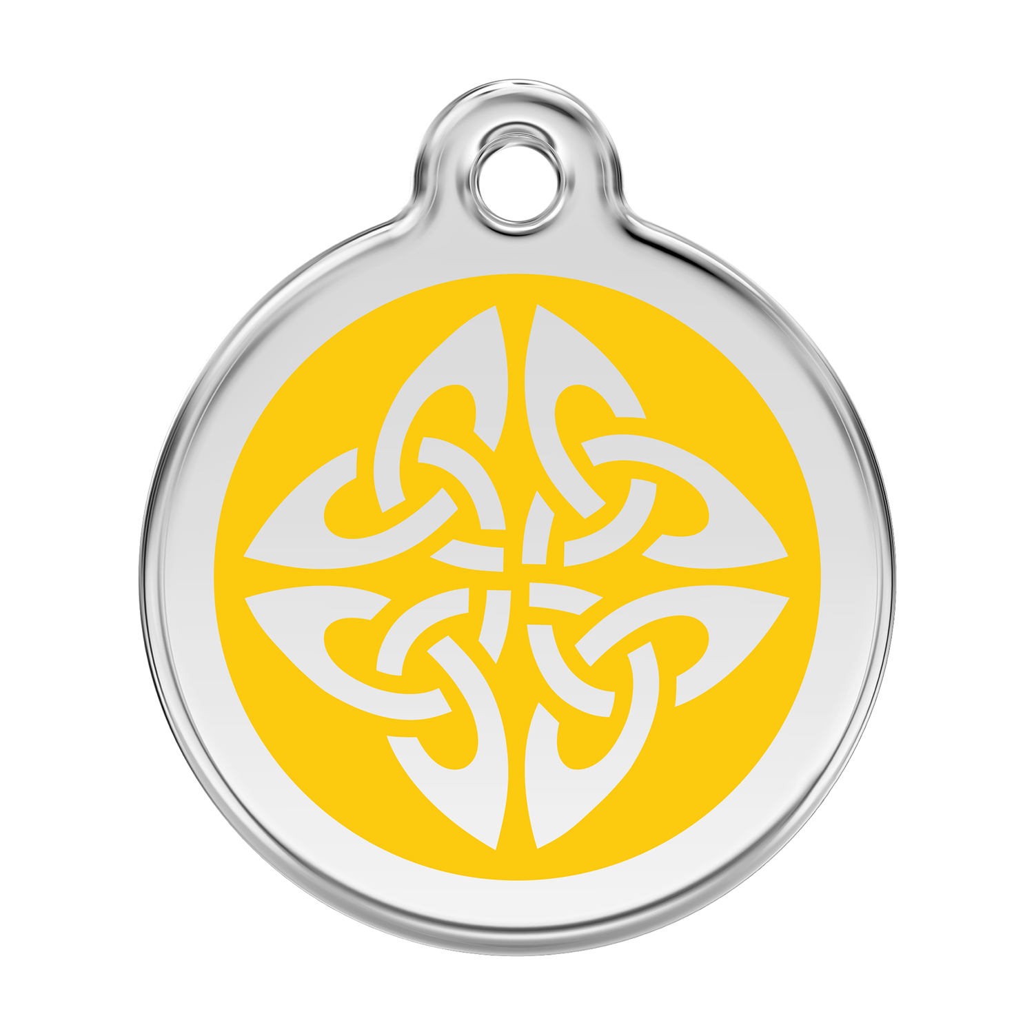 Red Dingo Stainless Steel & Enamel Tribal Arrows Dog ID Tag