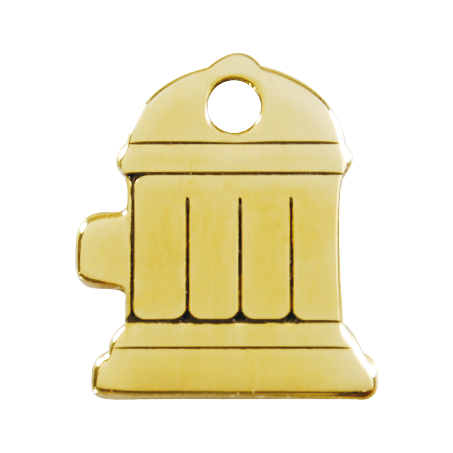 Brass Fire Hydrant Dog Tag