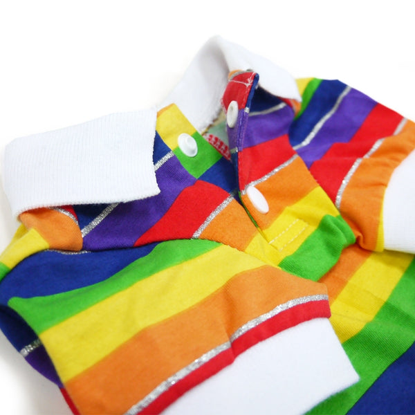 Rainbow Polo Shirt for Dogs