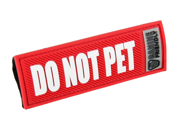 Bark Notes Slide-On Safety Badges for Dog Collars - Do Not Pet