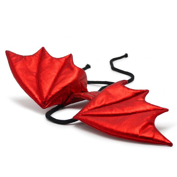 Dragon Wings Dog Halloween Costume - Red