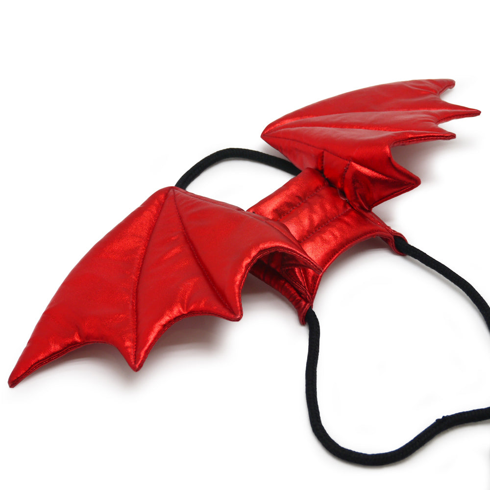Dragon Wings Dog Halloween Costume - Red