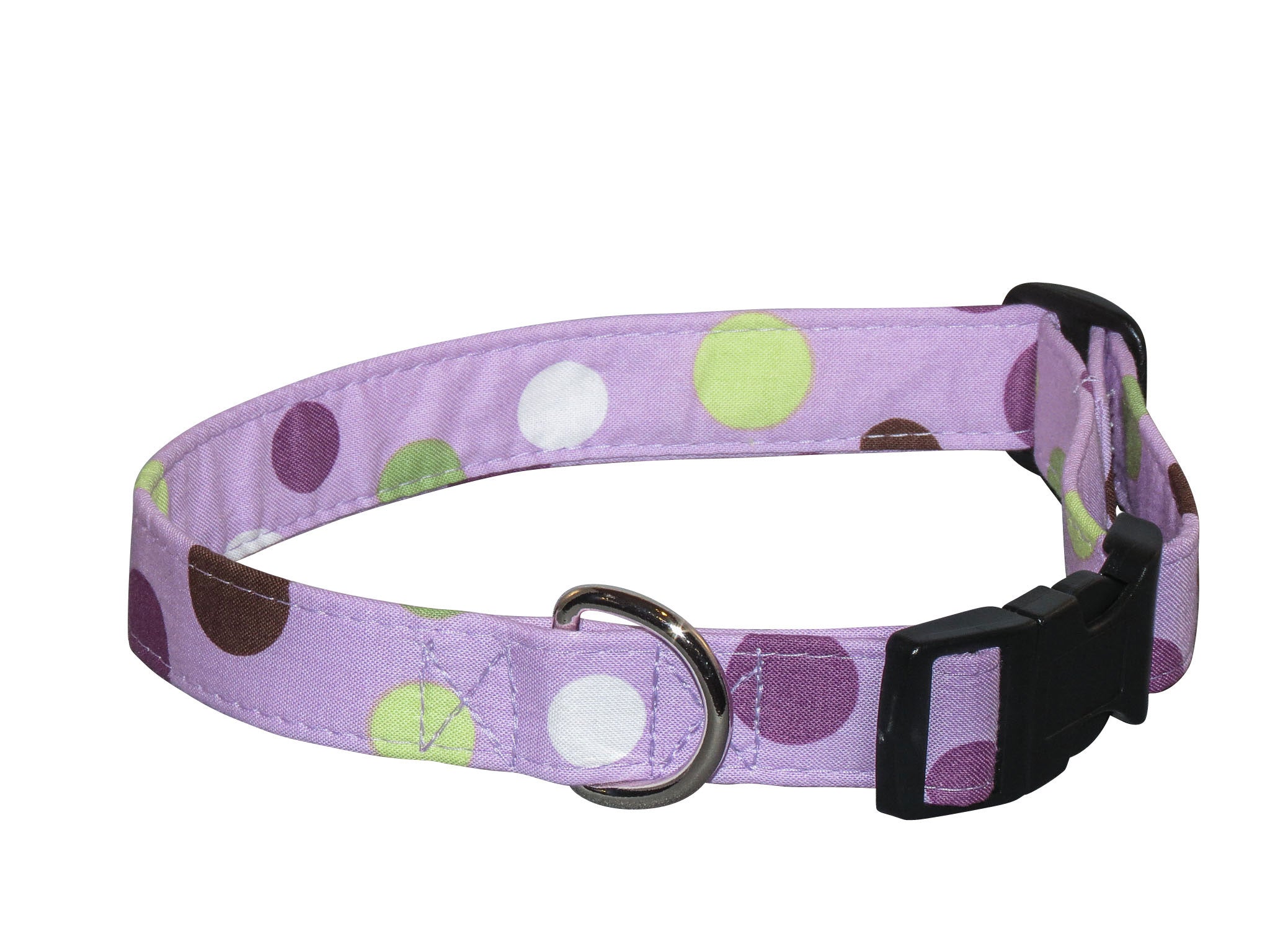 Elmo's Closet Purple Hues Dog Collar