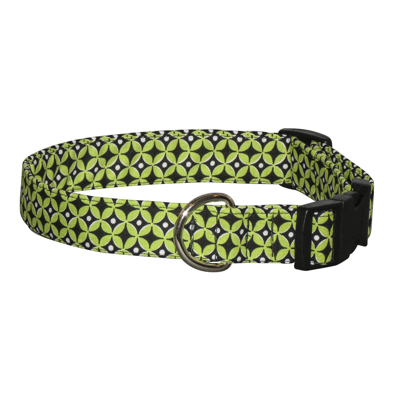 Elmo's Closet Citrus Geometric Dog Collar