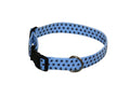 Elmo's Closet Blue Prism Dog Collar