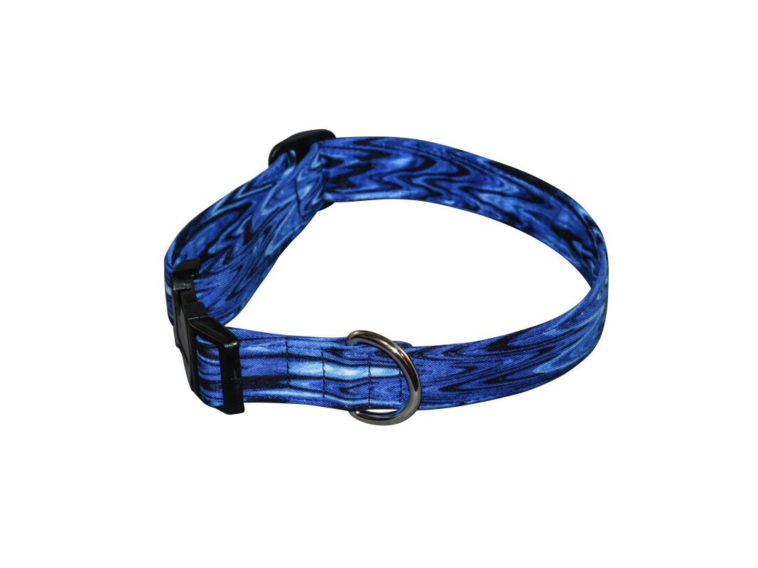 Elmo's Closet Blue Ice Dog Collar