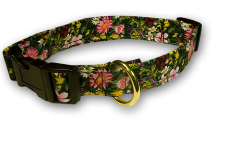Elmo's Closet Nature's Garden Dog Collar