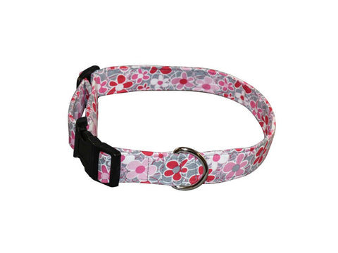 Elmo's Closet Happy Daisies Dog Collar
