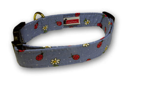 Elmo's Closet Lady Bugs Dog Collar