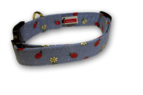 Elmo's Closet Lady Bugs Dog Collar