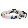 Elmo's Closet Sandy Toes Dog Collar