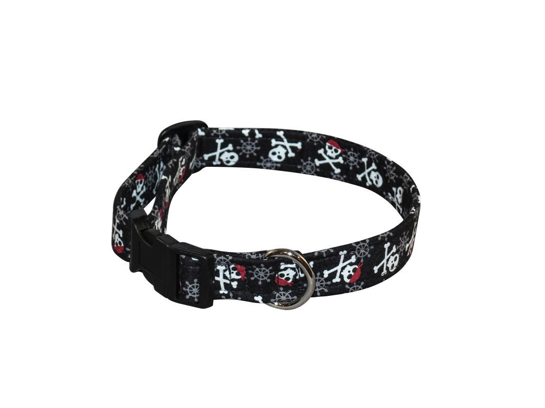Elmo's Closet Pirates Dog Collar