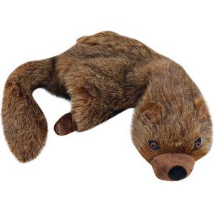 Unstuffies Dog Squeaky Dog - Mongoose