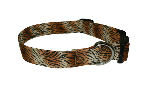 Elmo's Closet Tiger Dog Collar