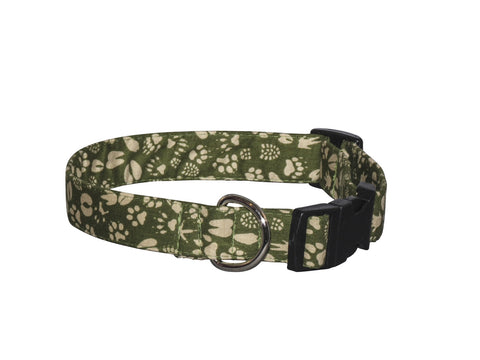 Elmo's Closet Animal Tracks Dog Collar