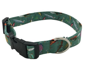 Elmo's Closet Gone Fishing Dog Collar