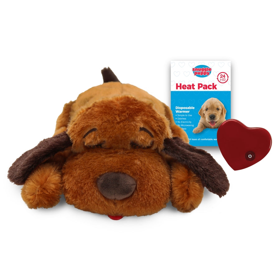 Snuggle Puppy Behavioral Aid Toy - Brown Mutt