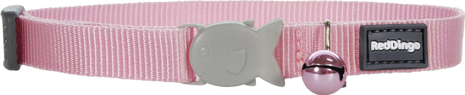 Red Dingo Designer Cat Safety Collar - Classic Pink
