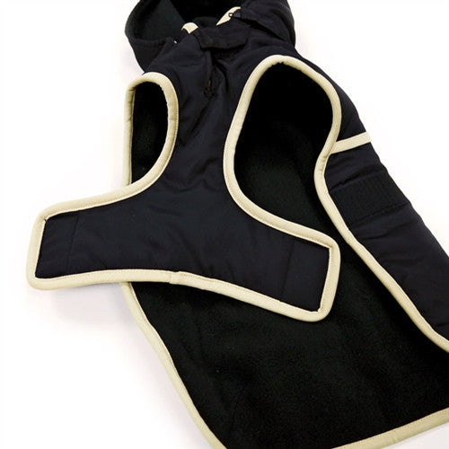 Classic Trench Coat For Dogs - Black