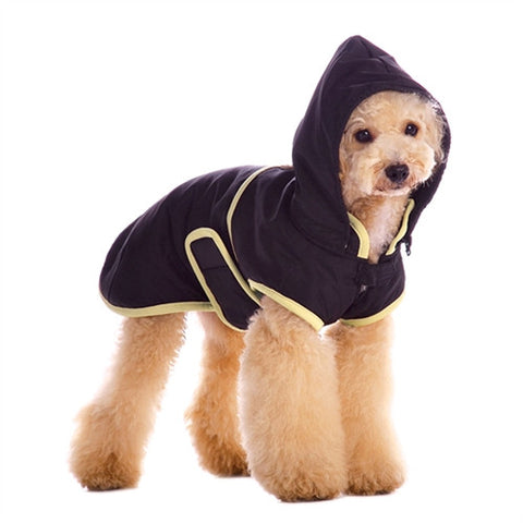 Classic Trench Coat For Dogs - Black