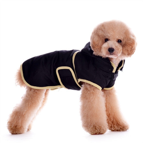 Classic Trench Coat For Dogs - Black