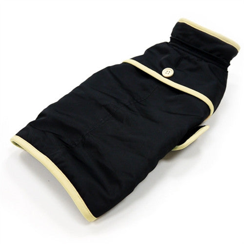 Classic Trench Coat For Dogs - Black