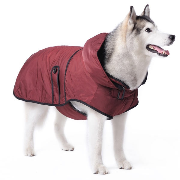 Classic Trench Coat For Dogs - Maroon