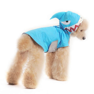 Shark Raincoat for Dogs