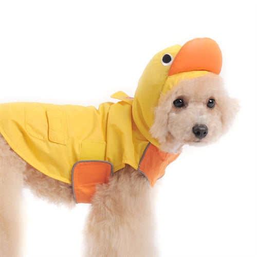 Yellow Ducky Dog Raincoat