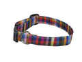 Elmo’s Closet Silk Dog Collar - Multi Plaid