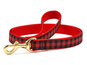 Up Country Buffalo Check Dog Leash