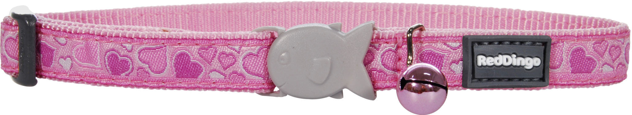 Red Dingo Designer Cat Safety Collar - Breezy Love (Pink)