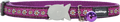 Red Dingo Designer Cat Safety Collar - Daisy Chain (Purple)
