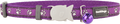 Red Dingo Designer Cat Safety Collar - Desert Paws (Purple)