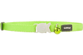 Red Dingo Designer Cat Safety Collar - Classic Lime Green