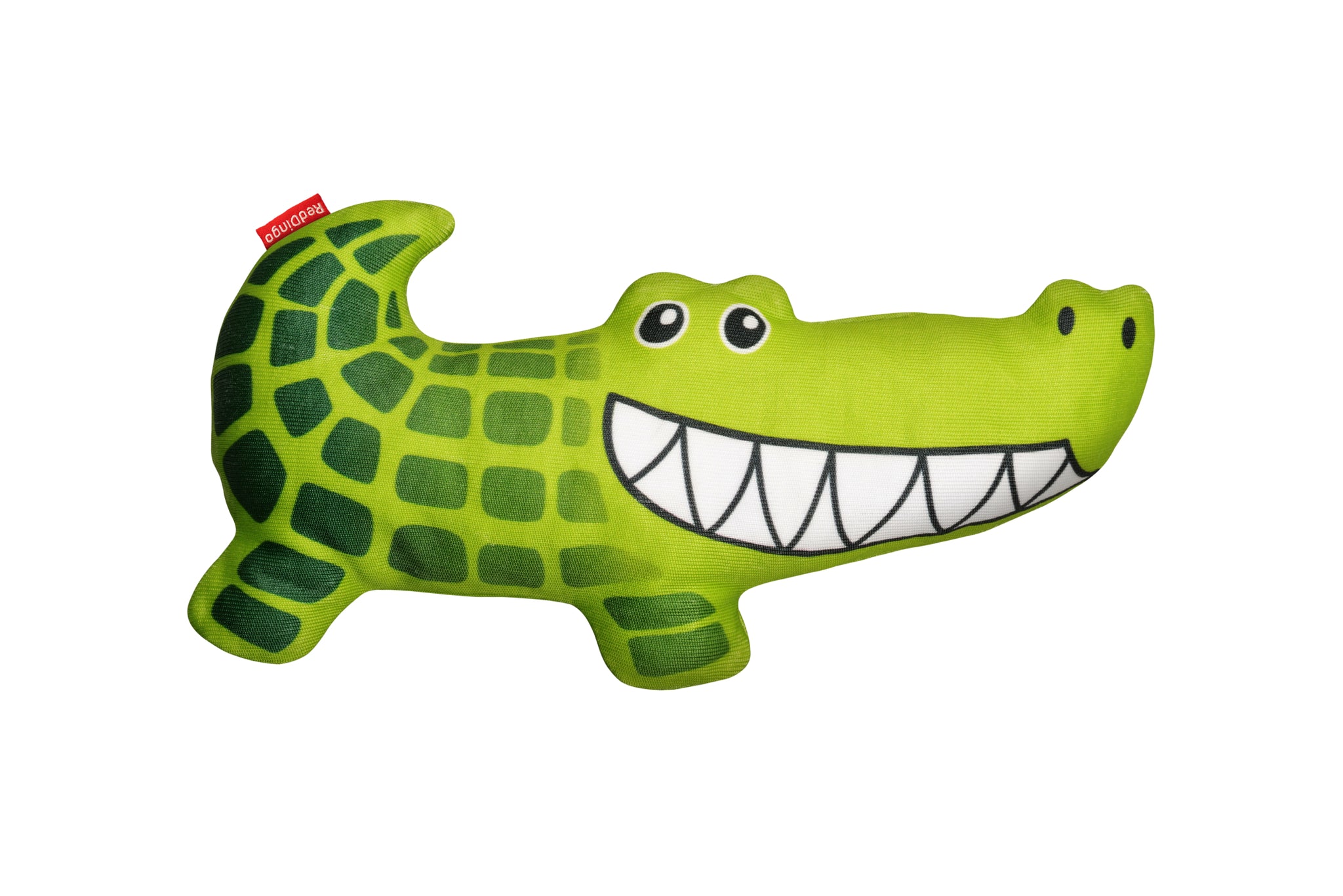 Red Dingo Durables Plush Dog Toy - Crocodile