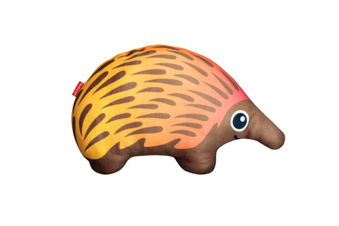 Red Dingo Durables Plush Dog Toy - Echidna