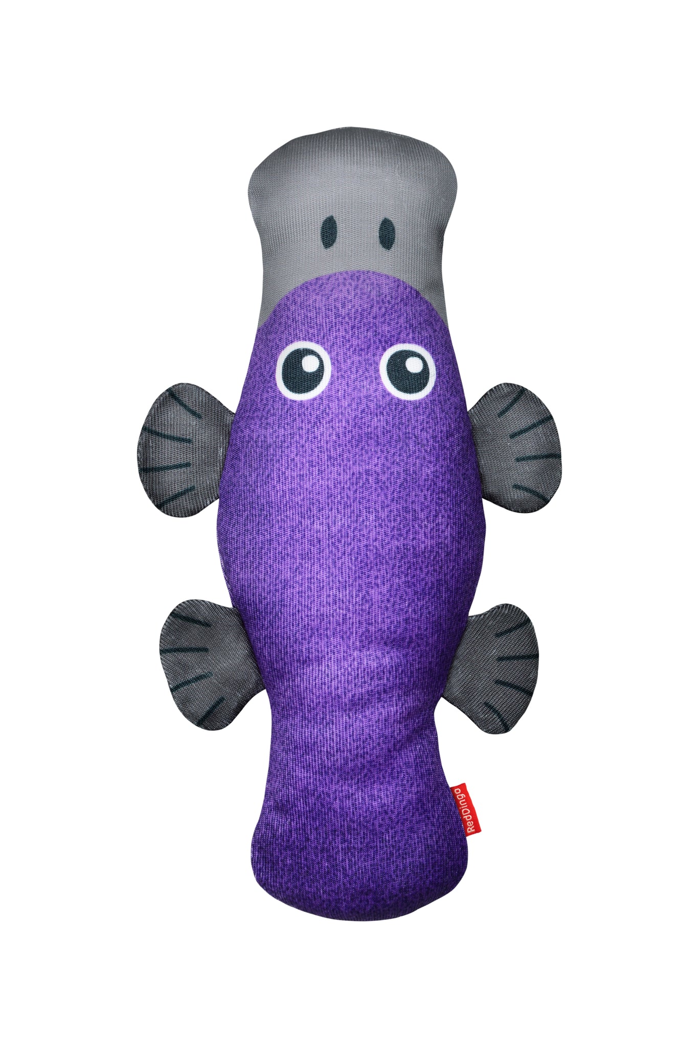 Red Dingo Durables Plush Dog Toy - Platypus