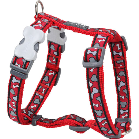 Red Dingo Designer Dog Harness - Bonarama (Red)