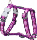 Red Dingo Designer Dog Harness - Breezy Love (Purple)