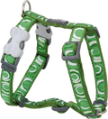 Red Dingo Designer Dog Harness - Circadelic (Green)