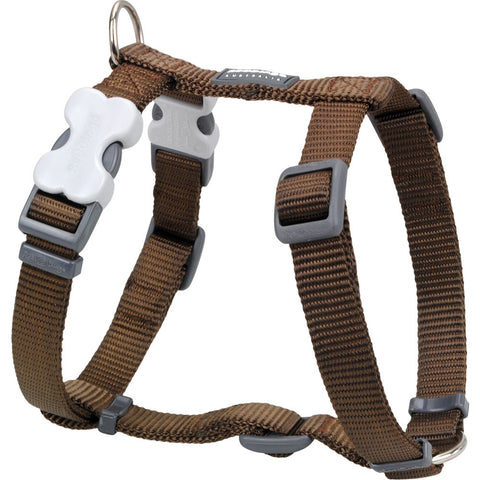 Red Dingo Classic Dog Harness - Brown