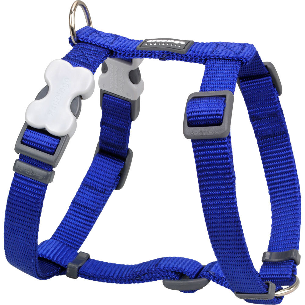 Red Dingo Classic Dog Harness - Dark Blue