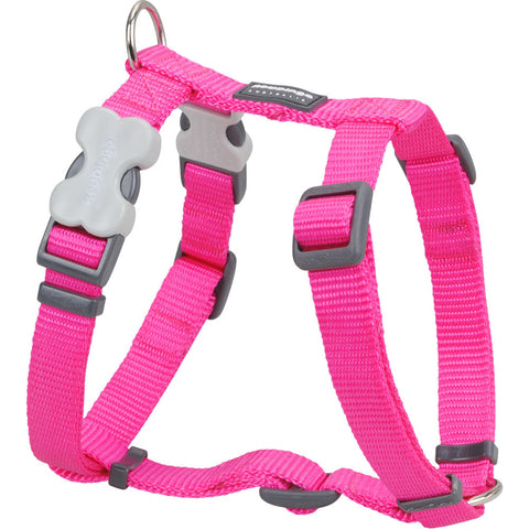 Red Dingo Classic Dog Harness - Hot Pink