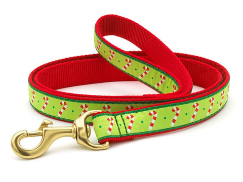 Up Country Candy Cane Dog Leash