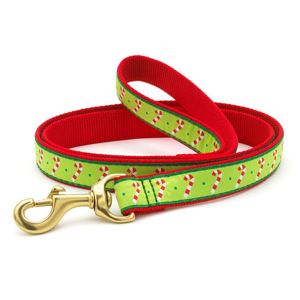 Up Country Candy Cane Dog Collar