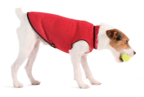 Eco Fleece Pullover Dog Sweater - Ruby Red
