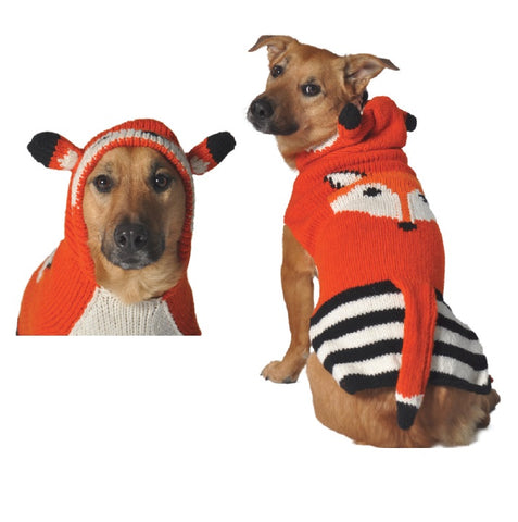 Fabulous Mr. Fox Dog Sweater - XXS (Outlet Sale Item)