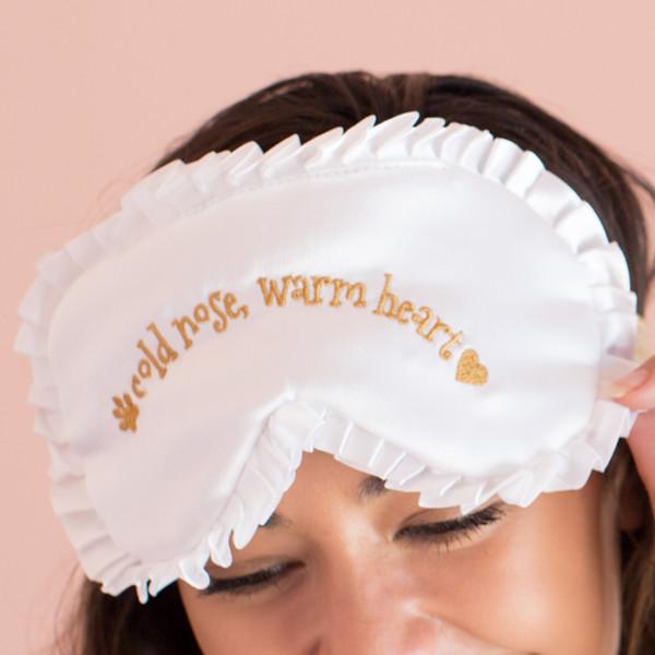 COLD NOSE, WARM HEART - SATIN SLEEPMASK